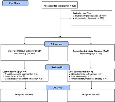 A Real-World, Prospective, Multicenter, Single-Arm Observational Study of Duloxetine in Patients With Major Depressive Disorder or Generalized Anxiety Disorder